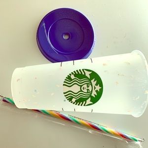 Starbucks Limited edition color changing confetti